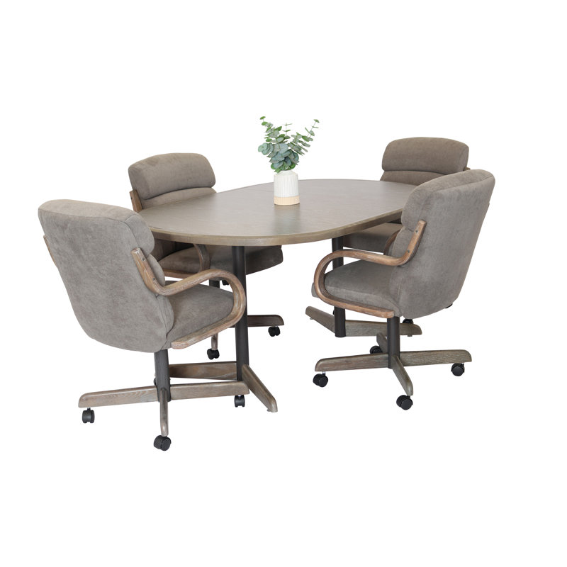 Wayfair kitchen chairs with casters hotsell